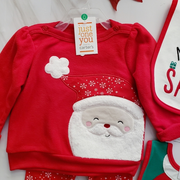 Carter's Baby Lot Outfit and Bibs Sz. 6 Months - Picture 4 of 12